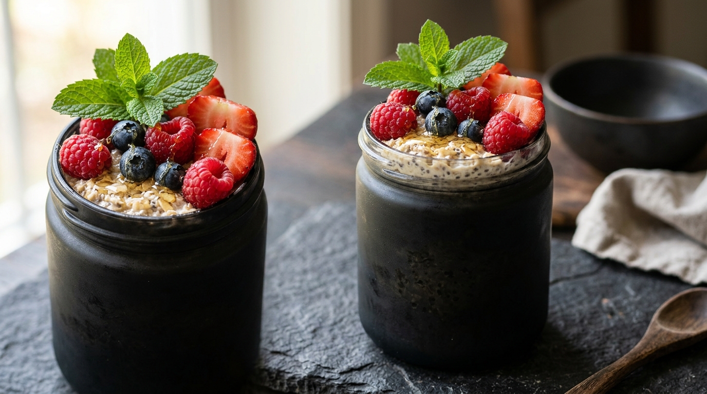 Overnight Oats with Berries